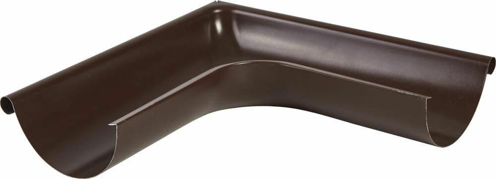 Интерпрофиль угол желоба 90 градусов внешний коричневый 125мм