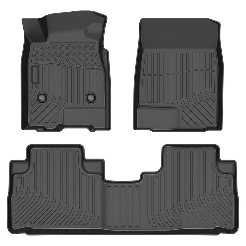 Коврики 3D TPEMATS, Haval M6, для салона, противоскользящие, с бортами, морозостойкие, термопластичная резина, чёрные.