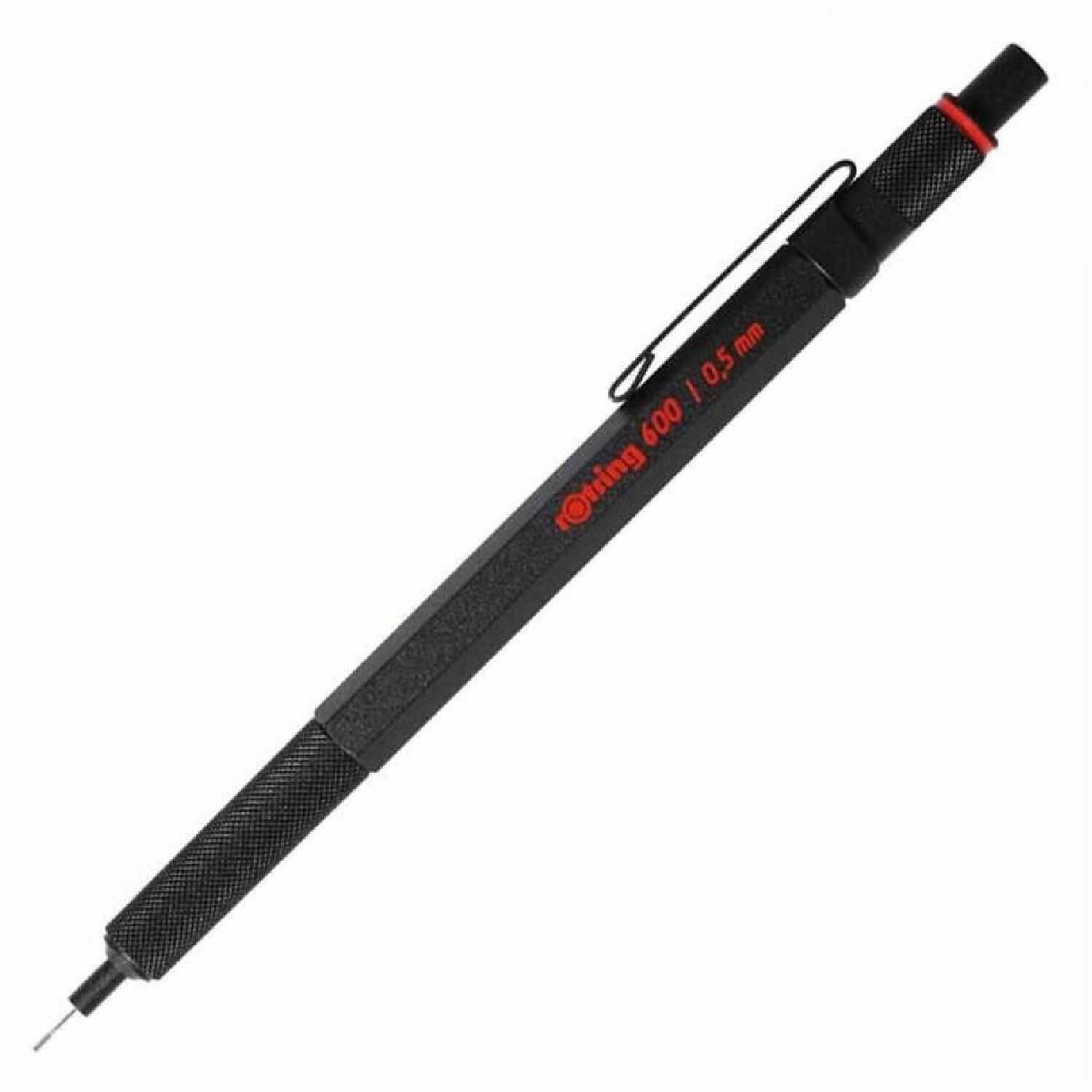 Универсальный механический карандаш Rotring 600, черный, 0,5 мм