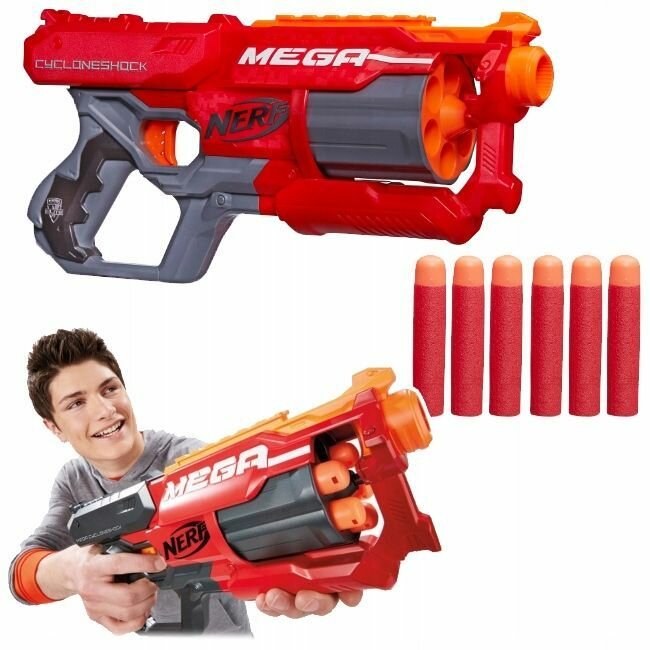 Револьвер Nerf Mega Cycloneshock - фото №2