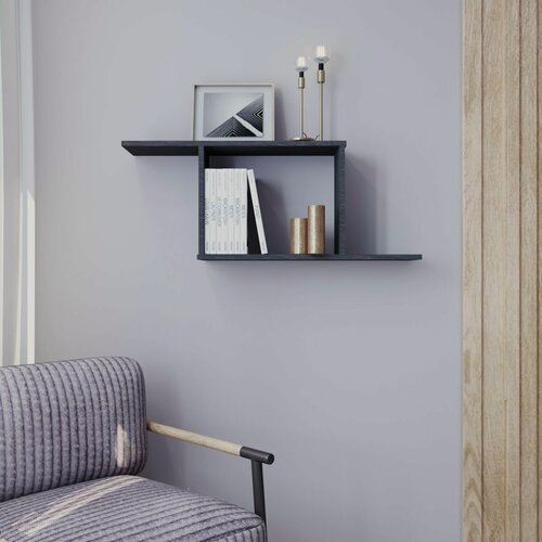 Изображение товара Полка навесная настенная для книг, МебеЛи. Полка на стену скрытого монтажа.