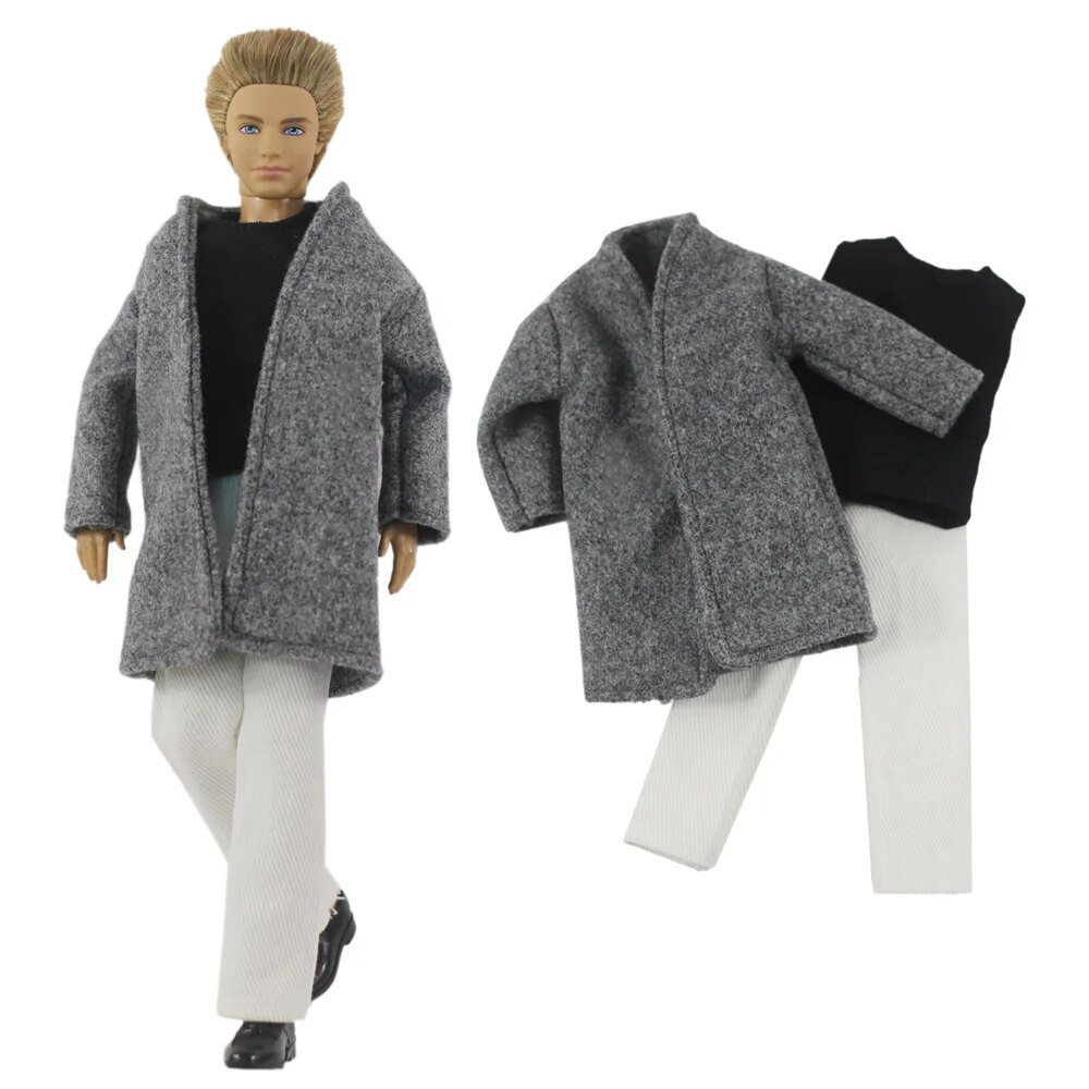 Пальто, брюки и футболка для куклы Кена, 3 PCS Clothes a3