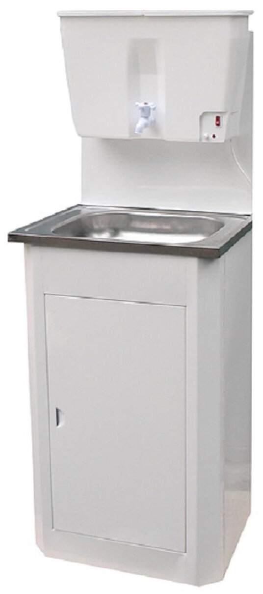 Умывальник Мойдодыр-Лайт с нагр бак 17л мойка пласт винтовая сборка