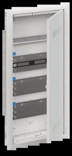 Изображение товара Шкаф в нишу ABB UK640 MVB мультимедиа, с дверью с вентиляционными отверстиями и дин-рейкой, без розетки