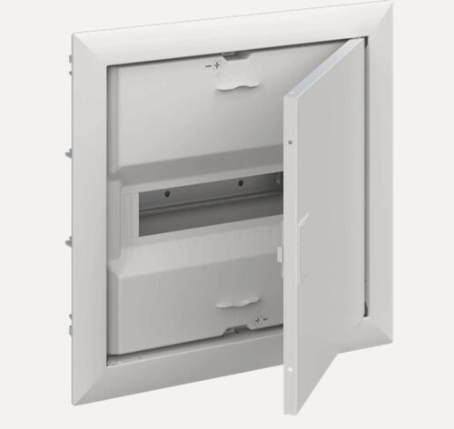 Изображение товара Шкаф в нишу ABB UK612E2, 12 модулей, с металлической дверцей и винтовыми клеммами