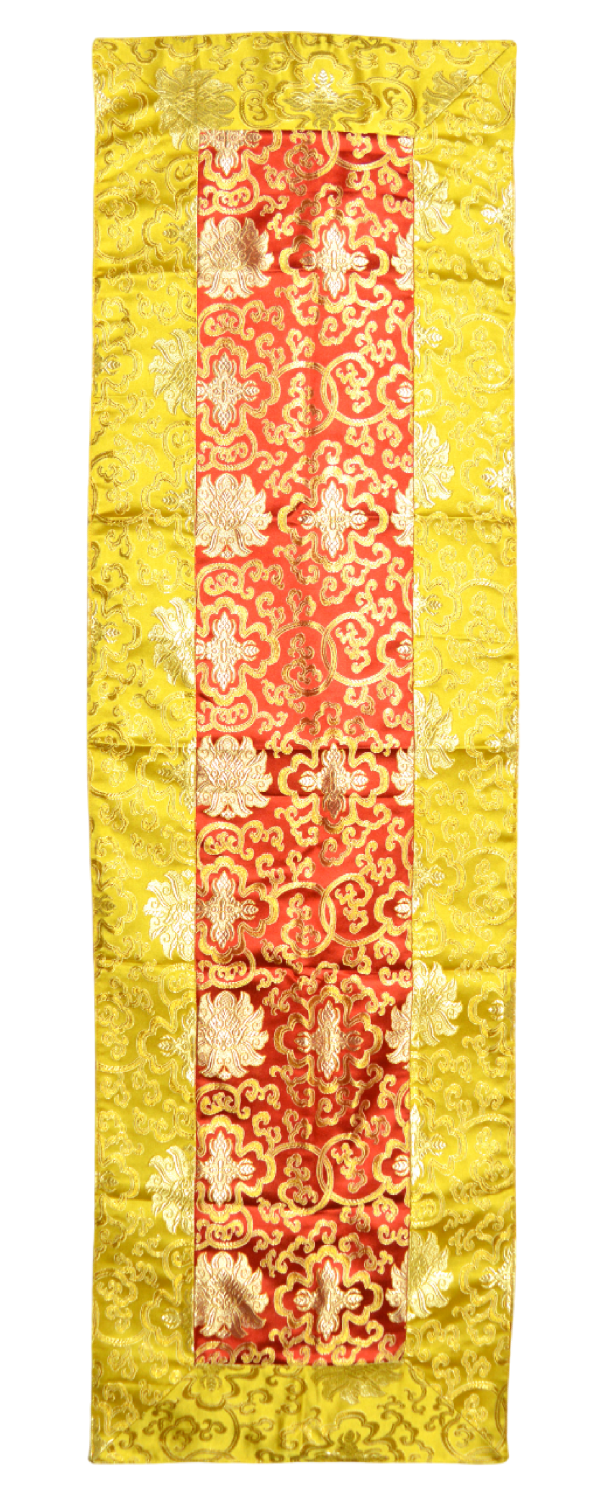 Алтарное покрывало красно-желтое, 40 х 140 см