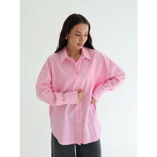 фото Рубашка lady gina, размер one-size, розовый
