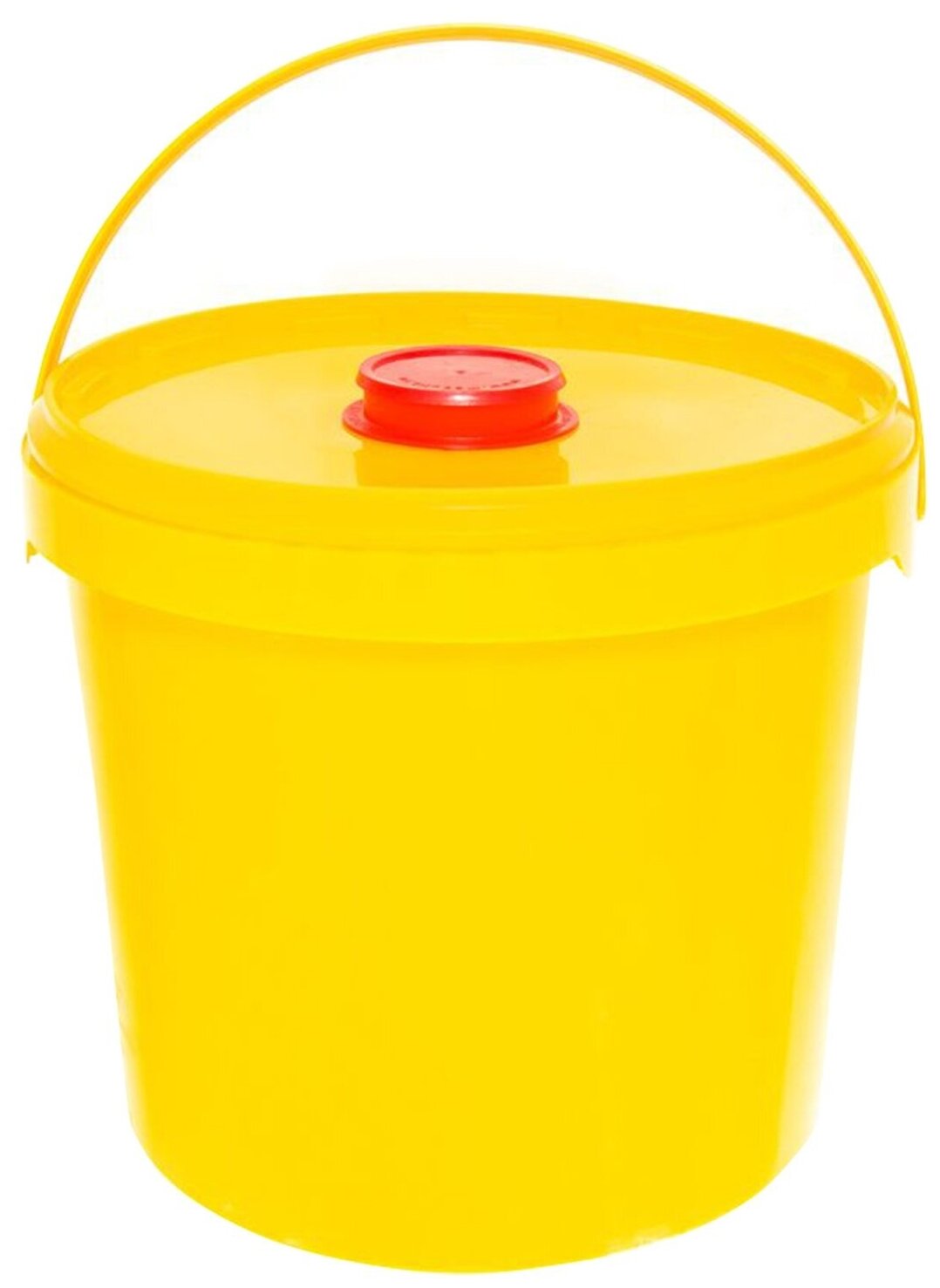 Контейнер для сбора отходов сзпи 5 л, 30 шт, желтый, класс Б