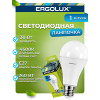 Светодиодная лампочка Ergolux LED-A70-30W-E27-4K