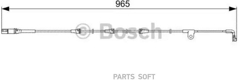 Датчик износа тормозных колодок передний Bosch 1987473027 для BMW X6 BMW X5 Great Wall Safe