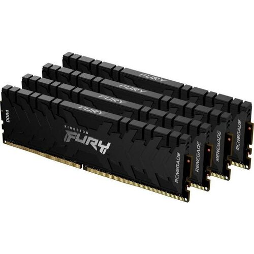 Оперативная память для компьютера 32Gb 4x8Gb PC4-28800 3600MHz DDR4 DIMM CL16 Kingston FURY Renegade Black KF436C16RBK432 1392000₽