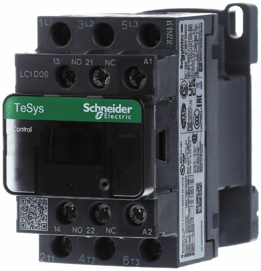 Магнитный пускатель/контактор перемен. тока (ac) Schneider Electric LC1D09M7