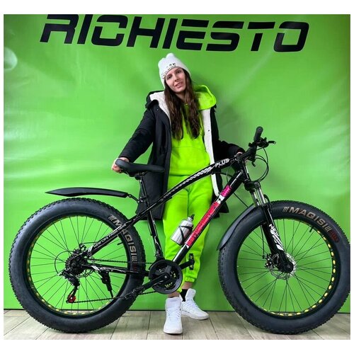 Велосипед фэтбайк Richiesto 26 подростковыйвзрослыйженскиймужской 2000700₽