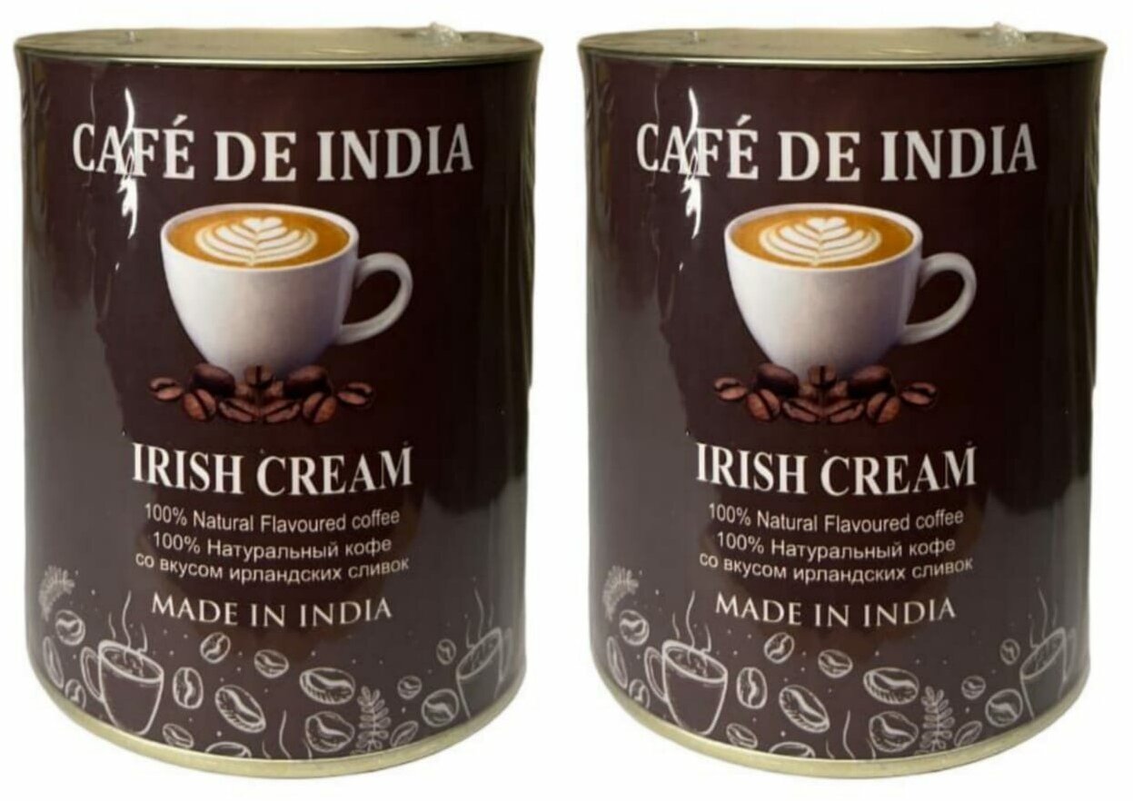 Кофе растворимый со вкусом ирландских сливок Bharat BAZAAR Irish cream 100 г - фотография № 2