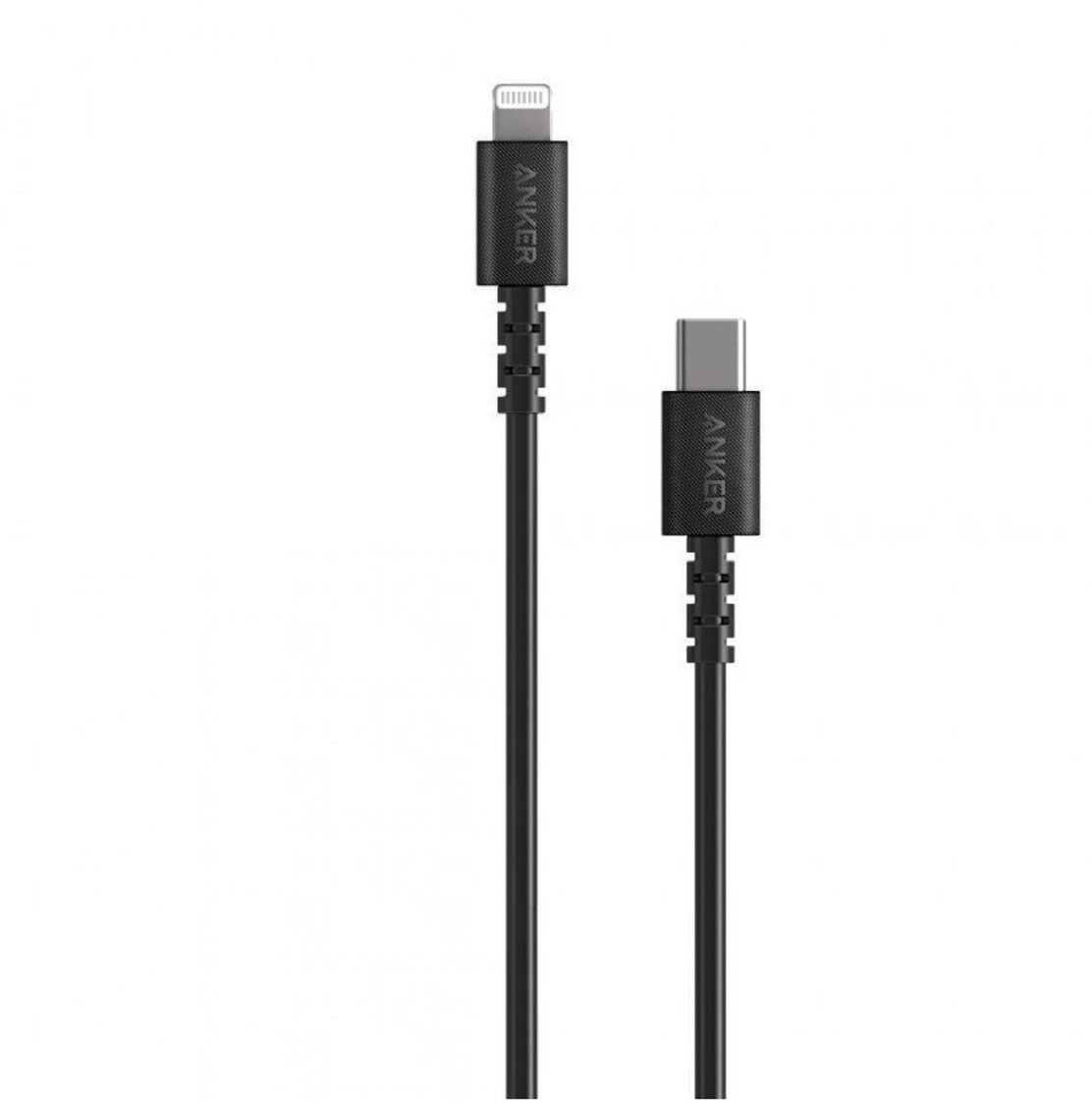 Кабель Anker PowerLine Select USB Type-C - Lightning 0.9 м цвет Черный (A8612H11) - фото №5