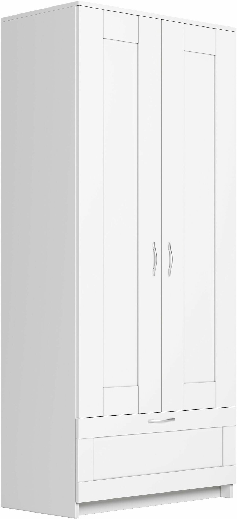 Шкаф ГУД ЛАКК Сириус, 2 двери и 1 ящик, 78х50х190 см, белый