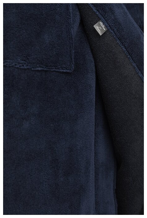 Бамбуковый махровый халат NATUREL (PM 908) размер XL (50-52), синий - фотография № 2