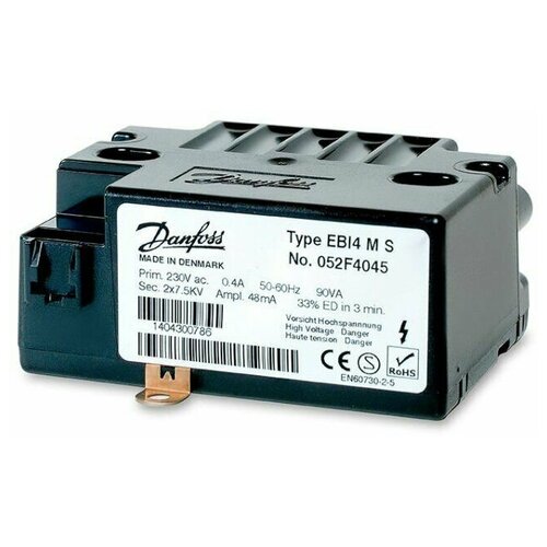 Трансформатор розжига Danfoss EBI4MS 052F4045 кабель danfoss 800мм для ebi4 052f0136