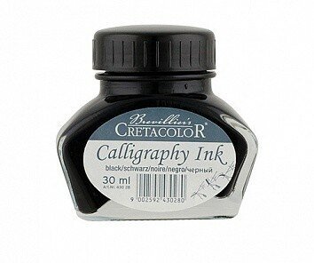 Набор для каллиграфии CRETACOLOR 7 предметов (перья, держатель, тушь) - фото №7