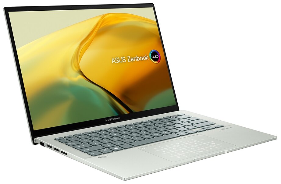 Ноутбук ASUS ZenBook 14 OLED UX3402ZA-KM542W Intel i5-1240P/16G/1T SSD/14" 2.8K(2880x1800) OLED/Intel Iris Xe/Win11 Зеленый, 90NB0WC2-M01310