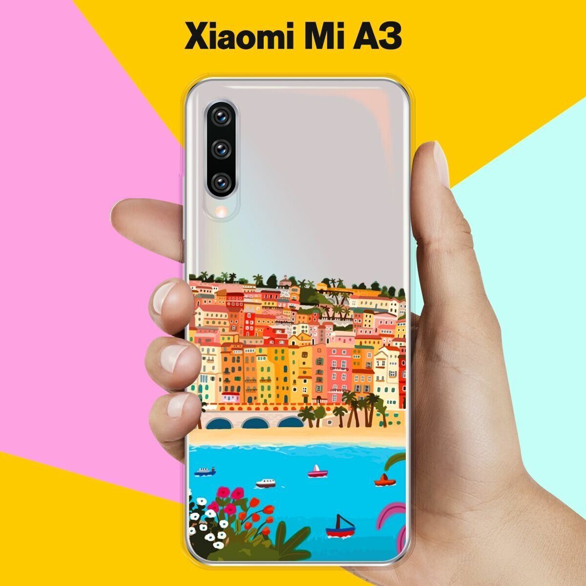 Силиконовый чехол на Xiaomi Mi A3 Пляж / для Сяоми Ми А3