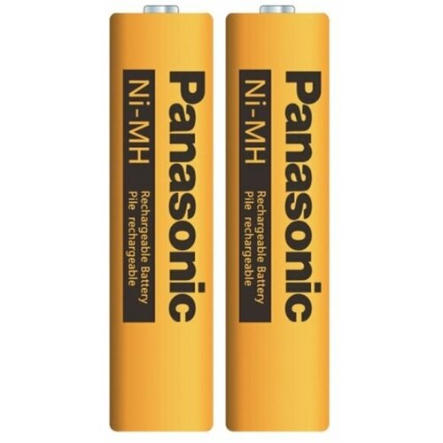 Аккумулятор Panasonic 650mAh. 1.2v ААА - 2 шт. 1 5 шт партия никель металлогидридный аккумулятор 1 2 в 7 5f6 67f6 1450 мач для panasonic sony md cd кассетный плеер литиевая батарея