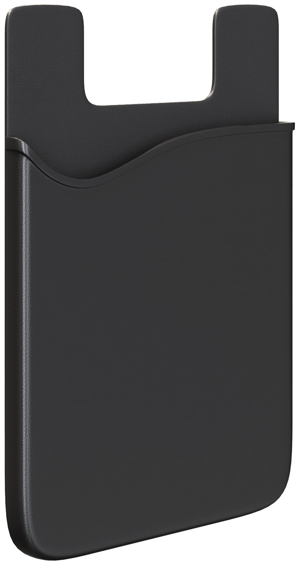 Картхолдер кармашек чехол на телефон смартфон для банковской карты GSMIN SW10 (Черный)
