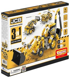 Фото Конструктор ENGINO JCB Machinery JCB30 Экскаватор-погрузчик 3 в 1