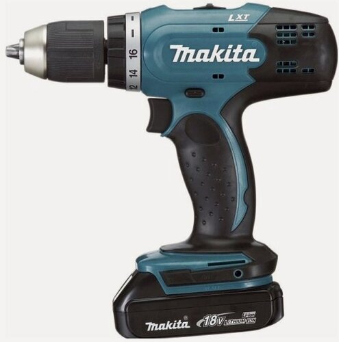 Изображение товара Дрель-шуруповерт аккумуляторная Makita DDF453SYE LXT