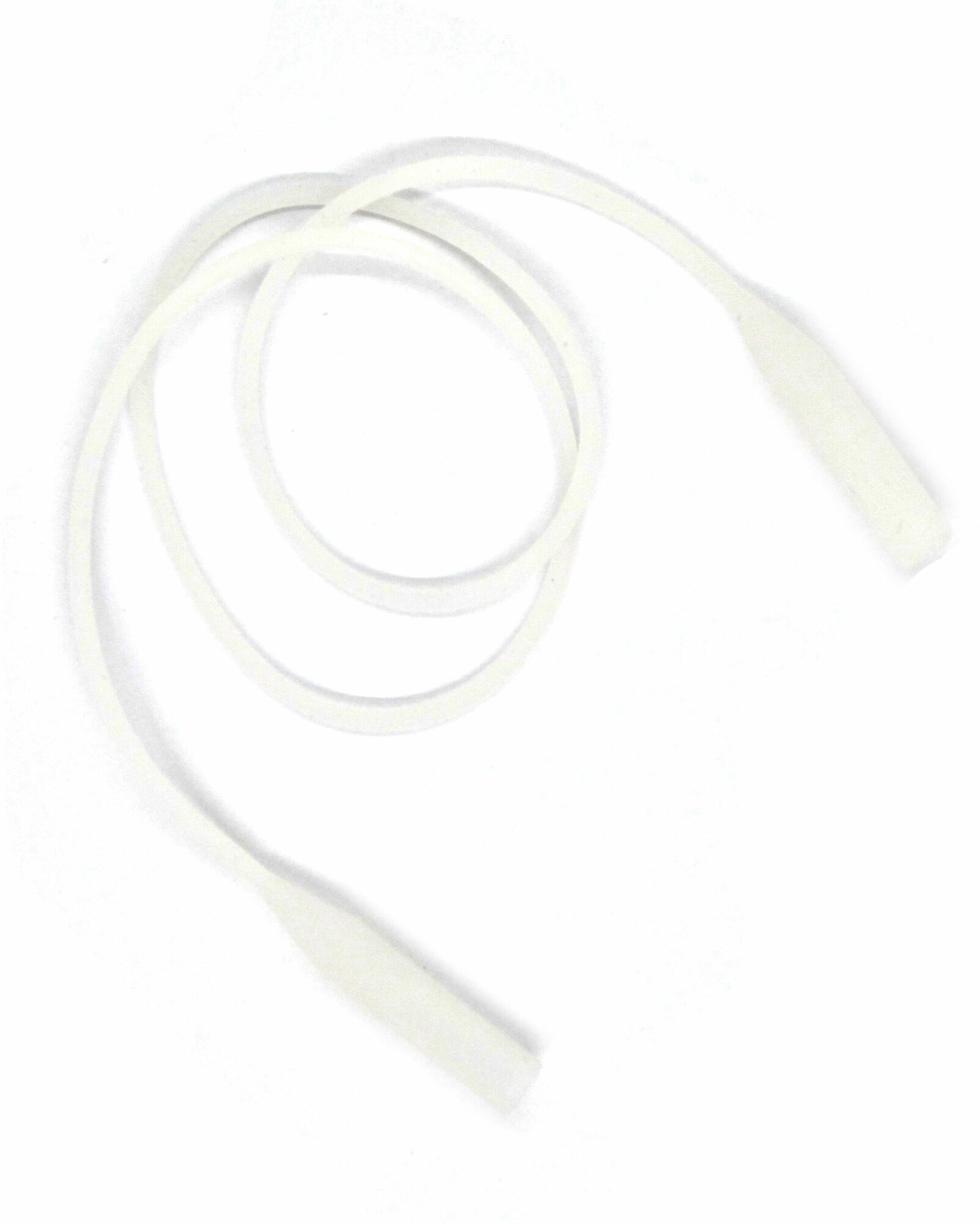 Шнурок держатель для очков силиконовый 50см, цвет белый