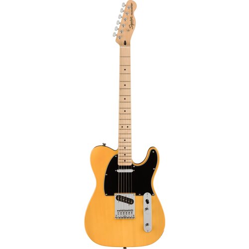Fender Squier Affinity Telecaster Left-Handed MN BTB электрогитара, цвет желтый