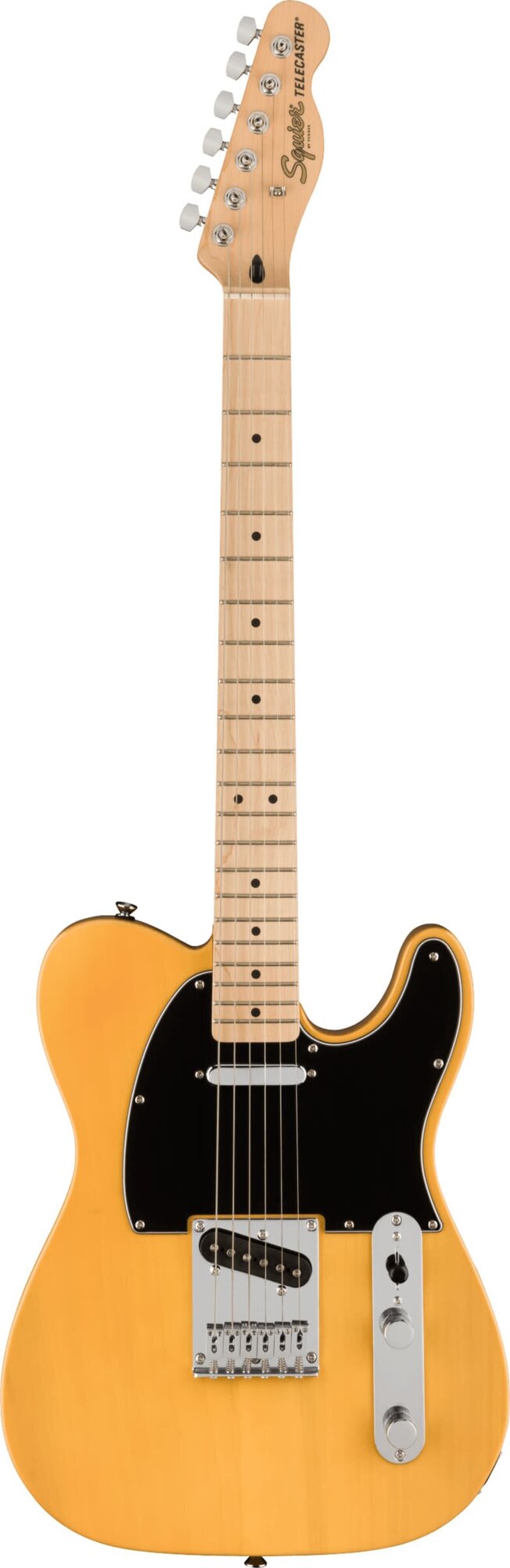 Fender Squier Affinity Telecaster Left-Handed MN BTB электрогитара цвет желтый