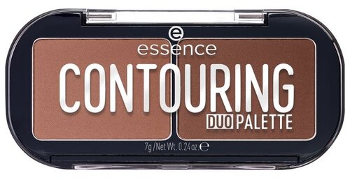 Essence пудра-контуринг Contouring duo palette, 20, darker skin