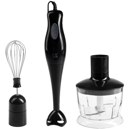 Блендер Irit IR-5509 погружной 200 Вт 06 л 2 скорости чёрный 269000₽