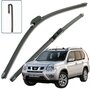 Дворники Nissan X-Trail (2) T31 Ниссан Х-трэйл Т31 рест 2011 2012 2013 2014 2015 Щетки стеклоочистителя бескаркасные 600мм-400мм к-т 2шт