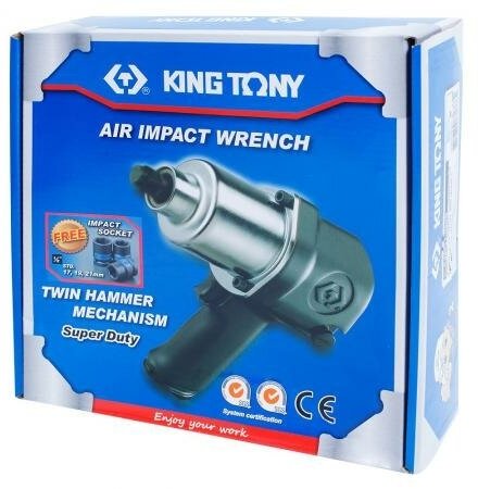 Пневмогайковерт ударный KING TONY P33411-050B