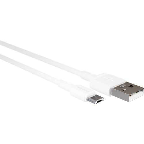 Дата-кабель USB 2.0A для micro USB More choice K14m TPE 3м White