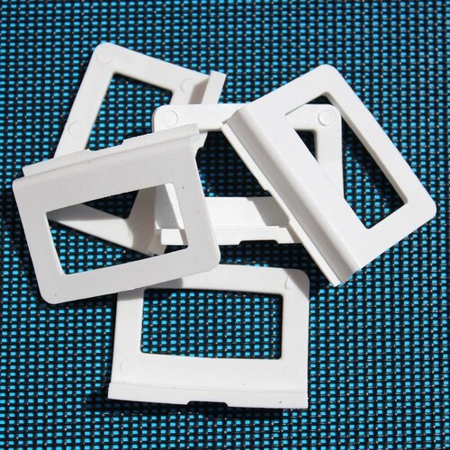 Ручка малая для москитной сетки прозрачная размер 30х35мм 8 шт 299₽