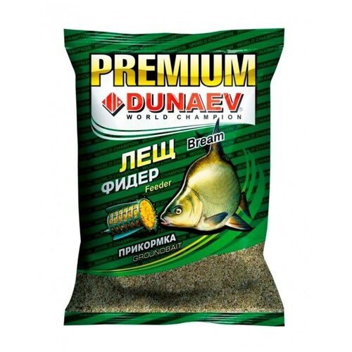 прикормка dunaev premium 1кг фидер река 2шт Прикормка DUNAEV-PREMIUM 1кг Лещ Фидер