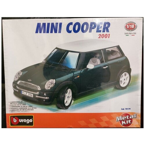 Mini Cooper 2001 сборная модель автомобиля 1:18