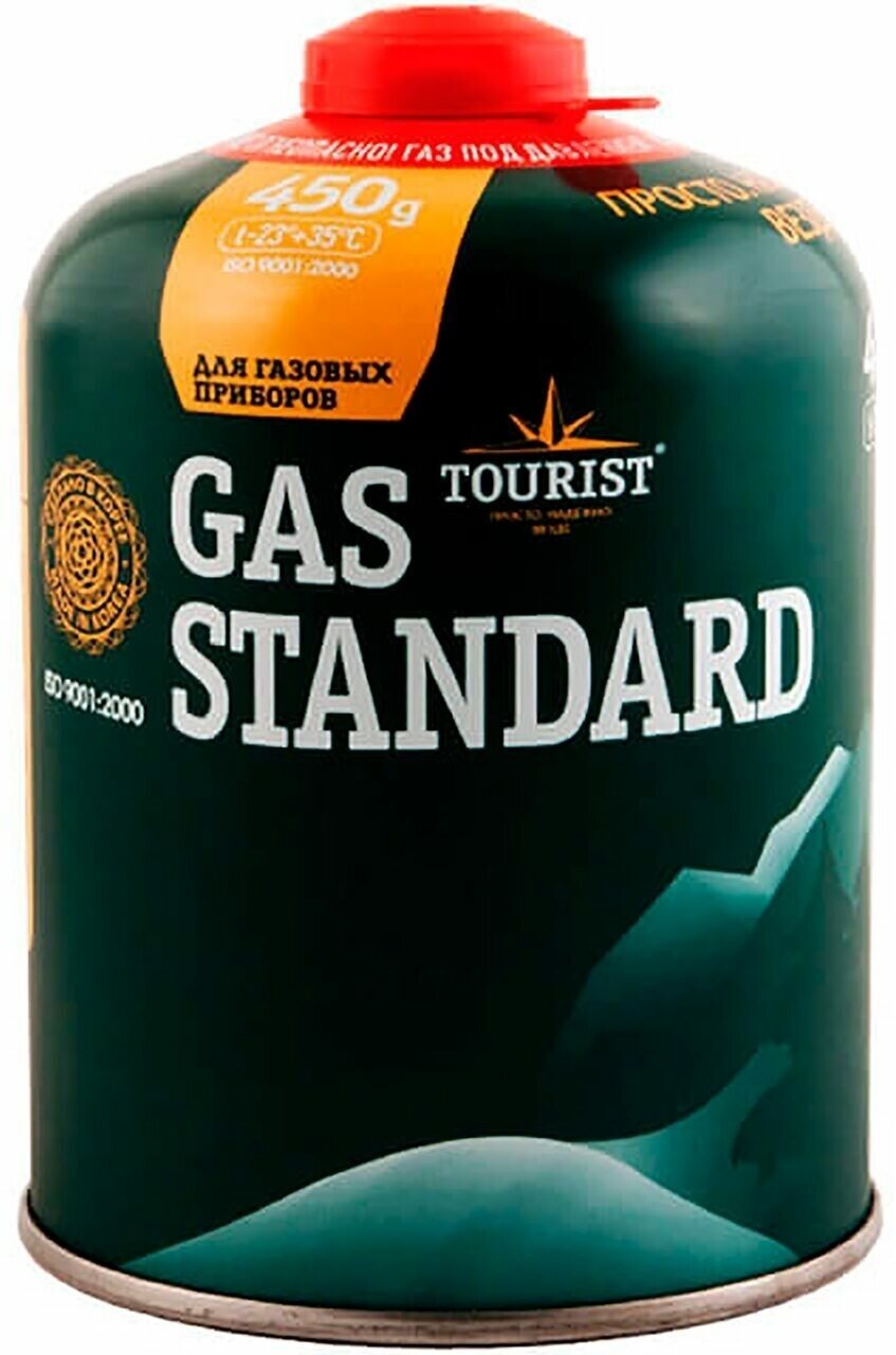 Газовый Баллон Gas Standard - 450 Г (резьбовой) Turis - фото №4