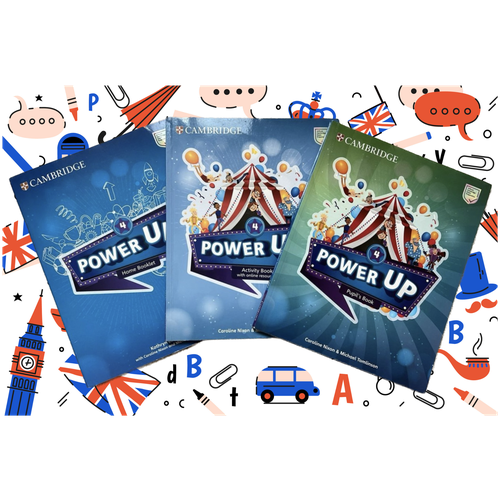 Power Up 4 Pupil's Book + Activity Book + Home Booklet + CD