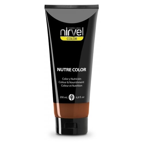 Nirvel Nutre Color Гель-маска для волос оранжевый, 200 мл nirvel professional питательная гель маска цвет зеленая nutre color green 200 мл