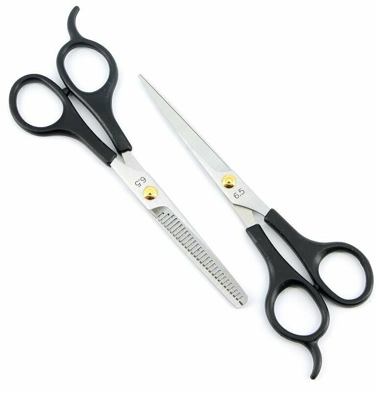 Набор парикмахерских ножниц EASY STEP (прямые + филировочные) DEWAL B1-9