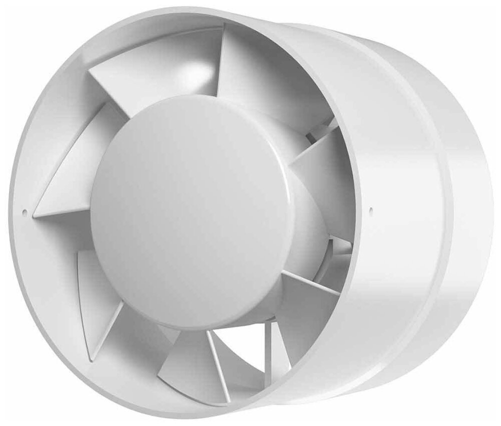 Вентилятор канальный осевой вытяжной Auramax VP 4 D100 мм 35 дБ 107 м3/ч цвет белый