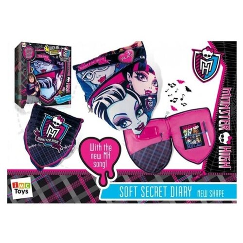 Дневник секретный, мягкий, на батарейках, в коробке ТМ MONSTER HIGH кукла monster high фотосессия фрэнки штейн