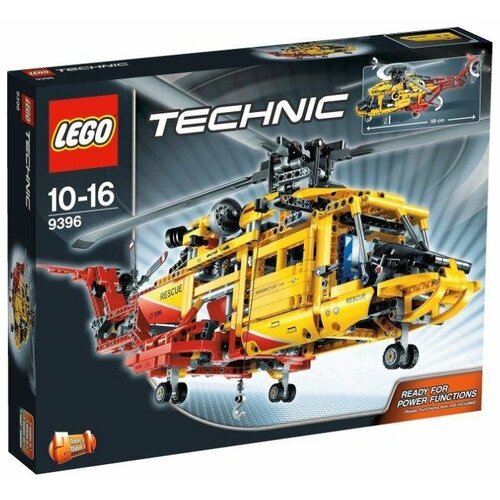 LEGO Technic 9396 Вертолет, 1056 дет. lego technic 9394 реактивный самолёт 499 дет