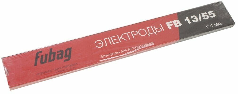 FUBAG Электрод сварочный с основным покрытием FB 13/55 D4.0 мм (пачка 0.9 кг) - фото №5