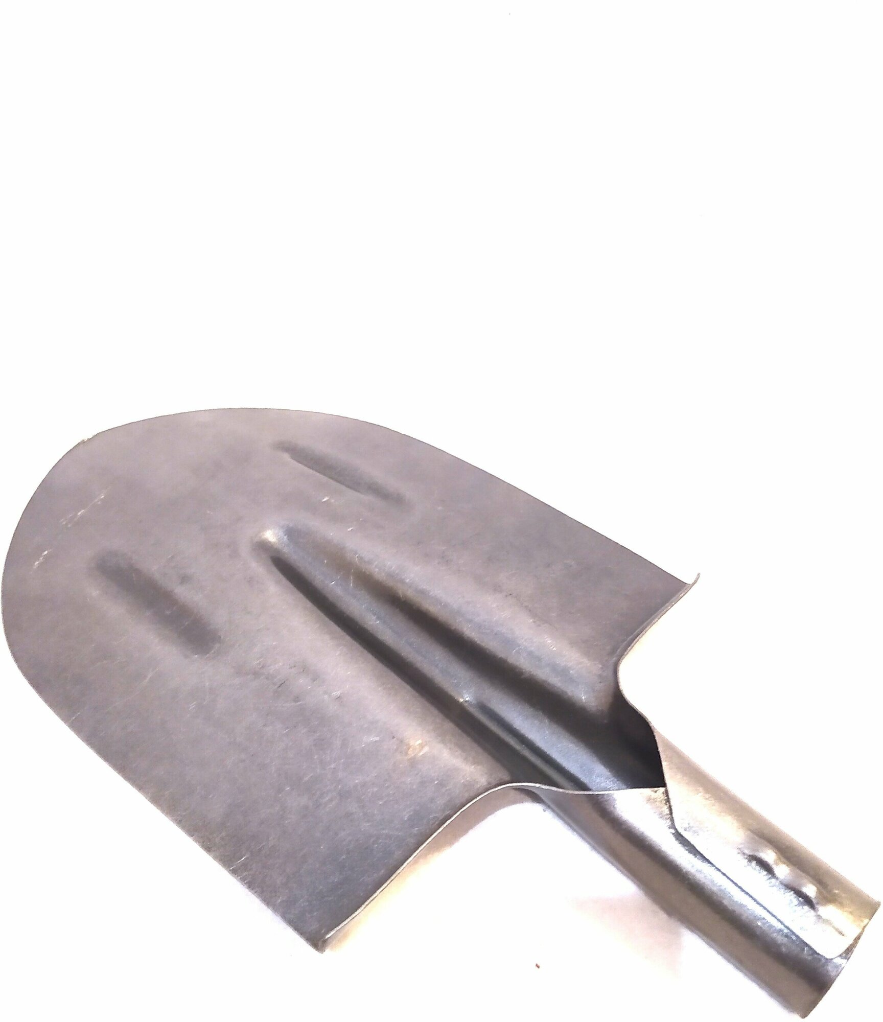 Лопата штыковая остроконечная из рельсовой стали без черенка, D черенка 40мм - фотография № 4