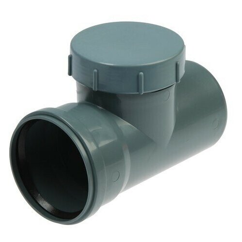 Ревизия канализационная, внутренняя, d-110 мм канализационная ревизия наружная мультимирпласт 110 мм